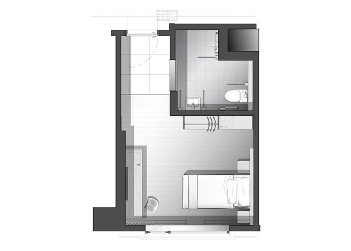 Floor plan for room