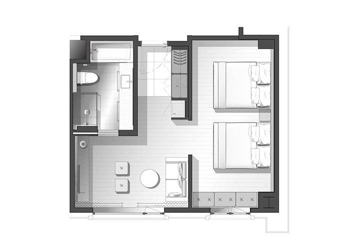 Floor plan for room