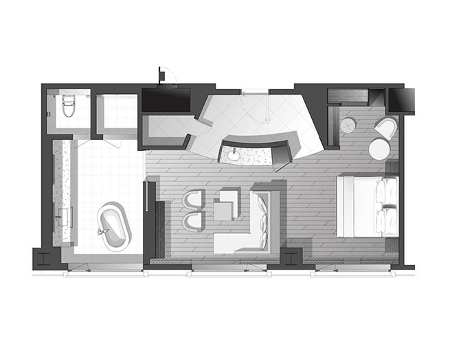 Floor plan for room