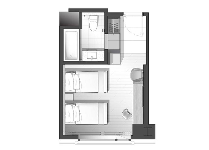 Floor plan for room