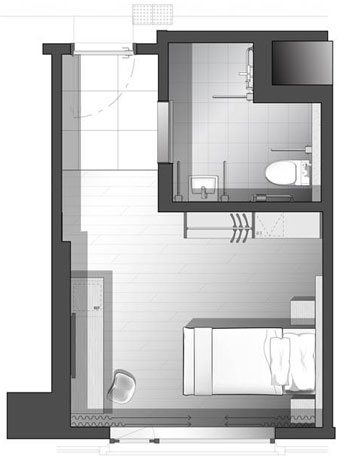 Floor plan for room