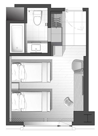 Floor plan for room