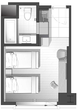 Floor plan for room